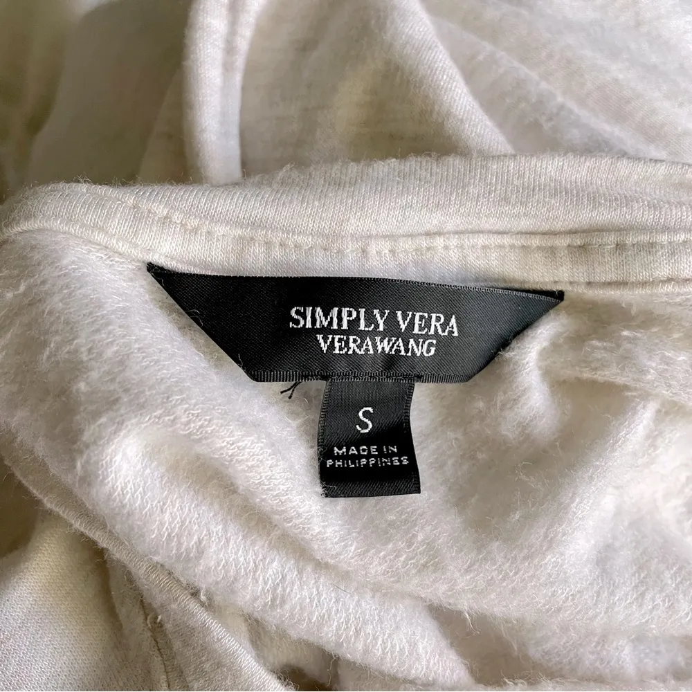 🎀 Verawang With Lace Ribbon Bow 3/4 Sleeves Knit Top🎀~small - Image 5