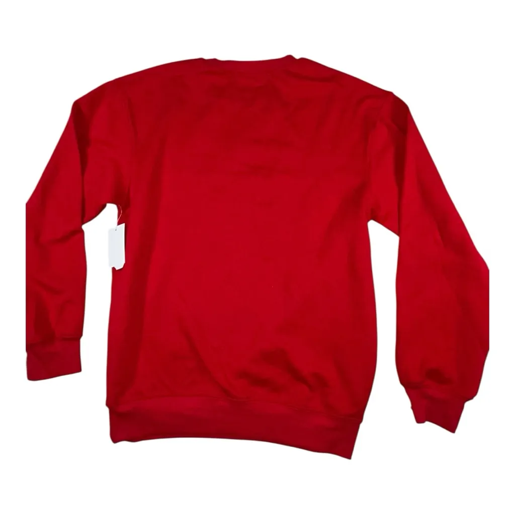 Women’s Christmas Naughty List Graphic Pullover Sweatshirt Long Sleeves, Sz XXS - Image 7