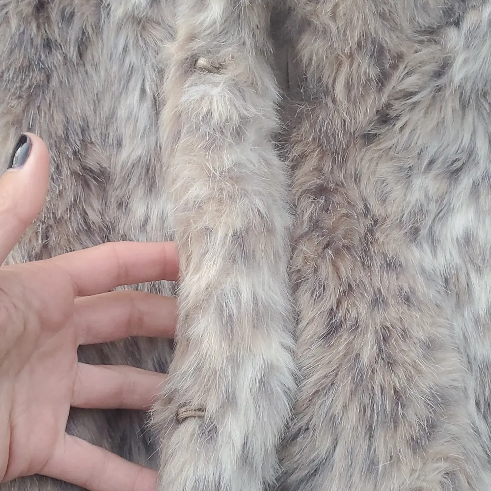 Banana Republic Animal Print Faux Fur Vest - Image 9