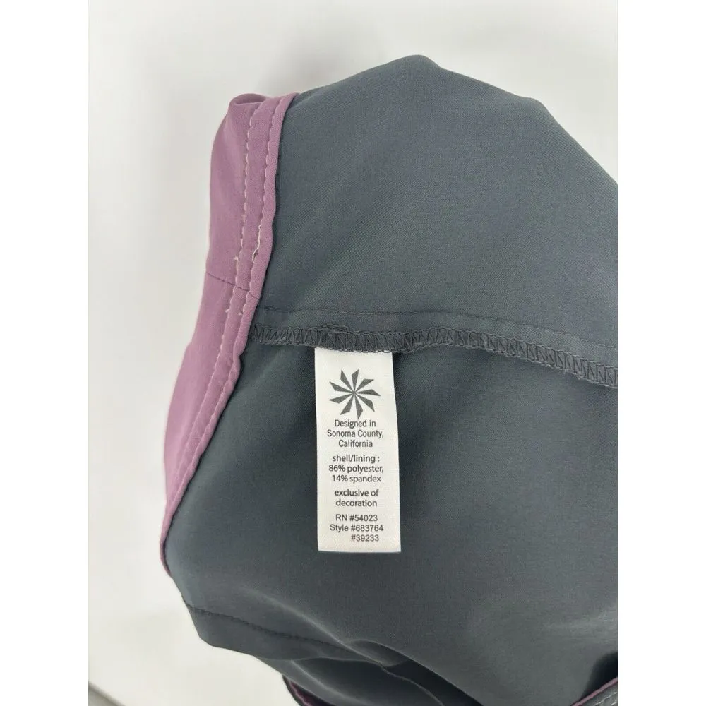Athleta Women's Whatever Skort Dark Grey Tennis Golf Pockets‎ Drawstring Size 4 - Image 4