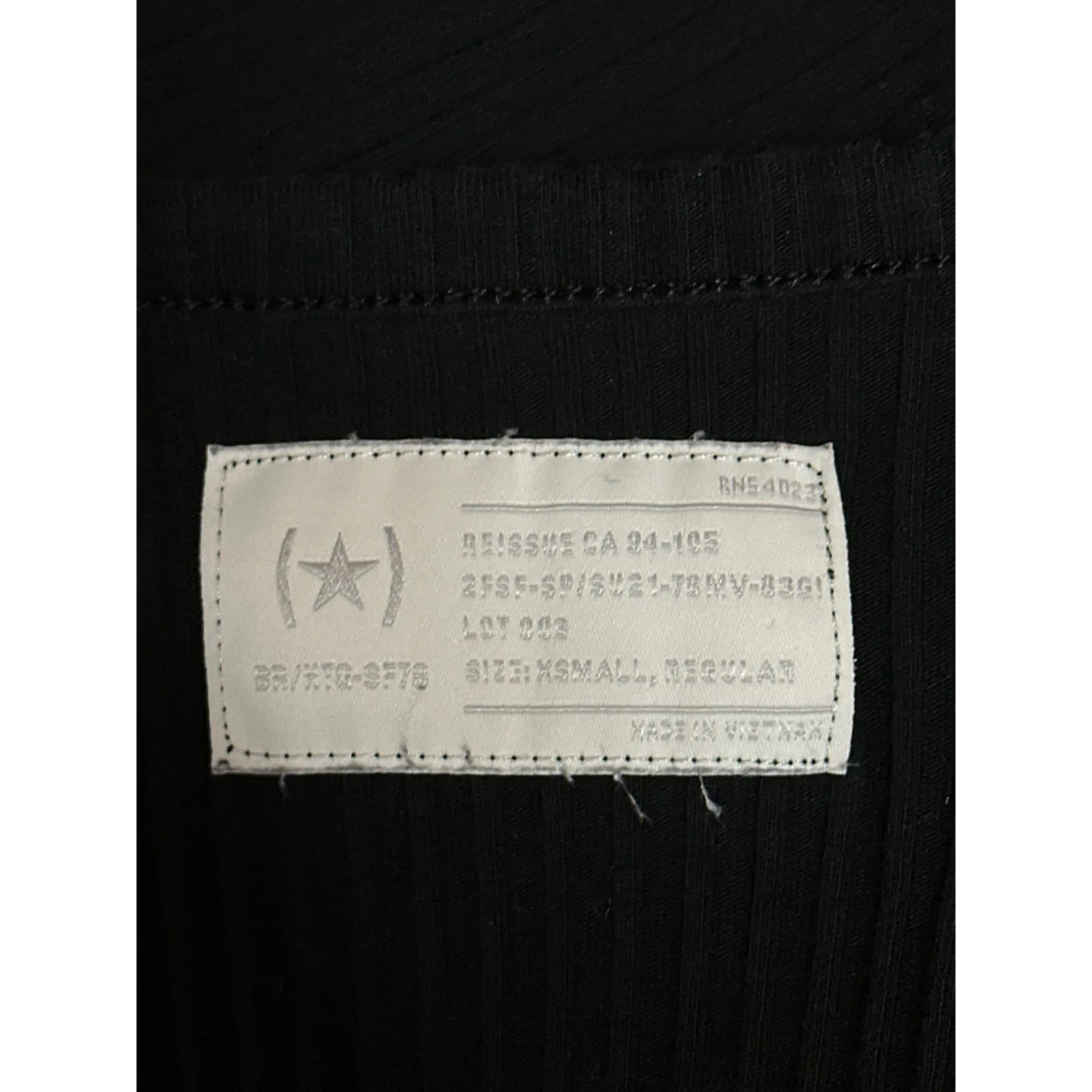 Banana Republic Heritage Black Sleeveless Knit Henley Bodycon Midi Dress XS - Image 3