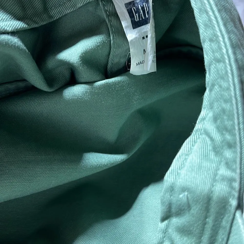 Gap Irish Pageboy Hat Army Green w/Golden IRISH writing M/L - Image 7