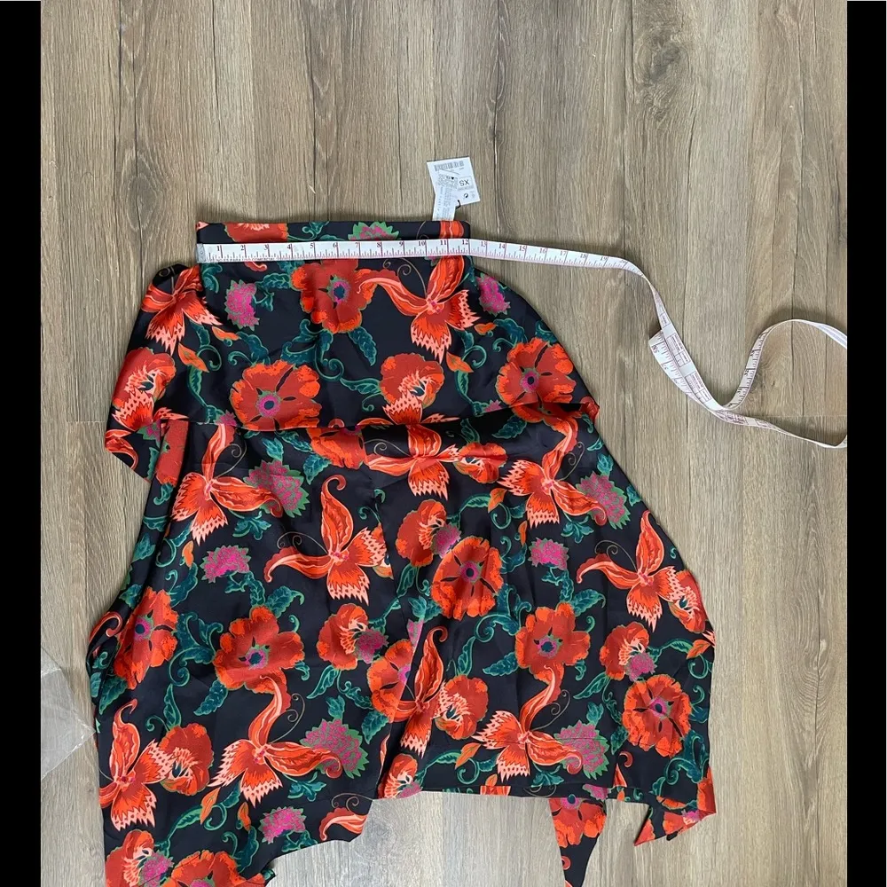 NWT ZARA | Printed flowing midi skirt | XS - Image 9