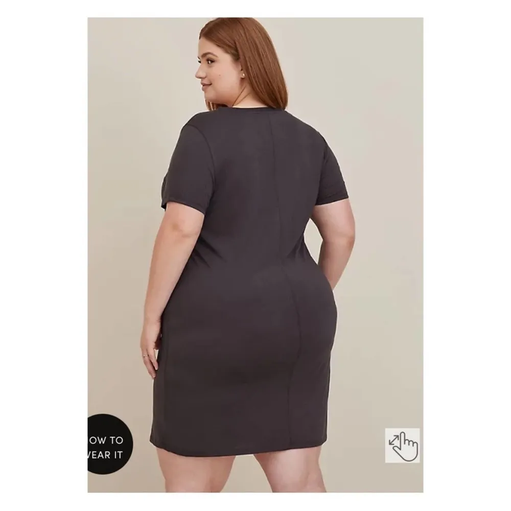 Torrid Gray Disney Lilo&Stitch Halloween Mini Triblend T-Shirt Dress Sz.1 NWT - Image 4