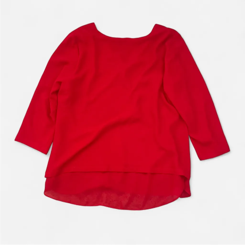 Rose + Olive Parallel Universal Thread Tops Valentine’s Day XL Bundle Lot of 3 - Image 4