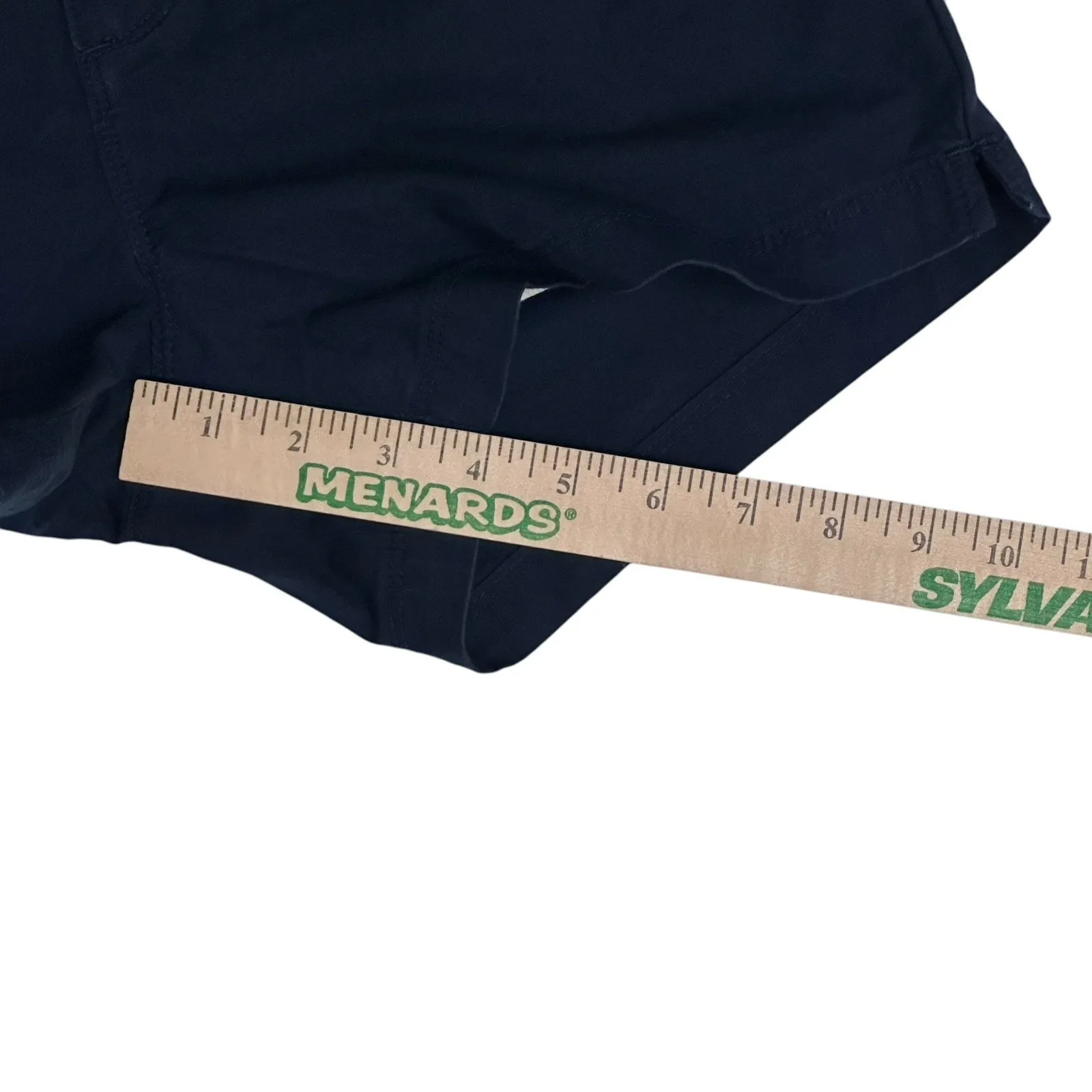 PATAGONIA Shorts Womens Stretch All‎ Wear 4" Chino Navy Blue Sz 4 Organic Cotton - Image 7