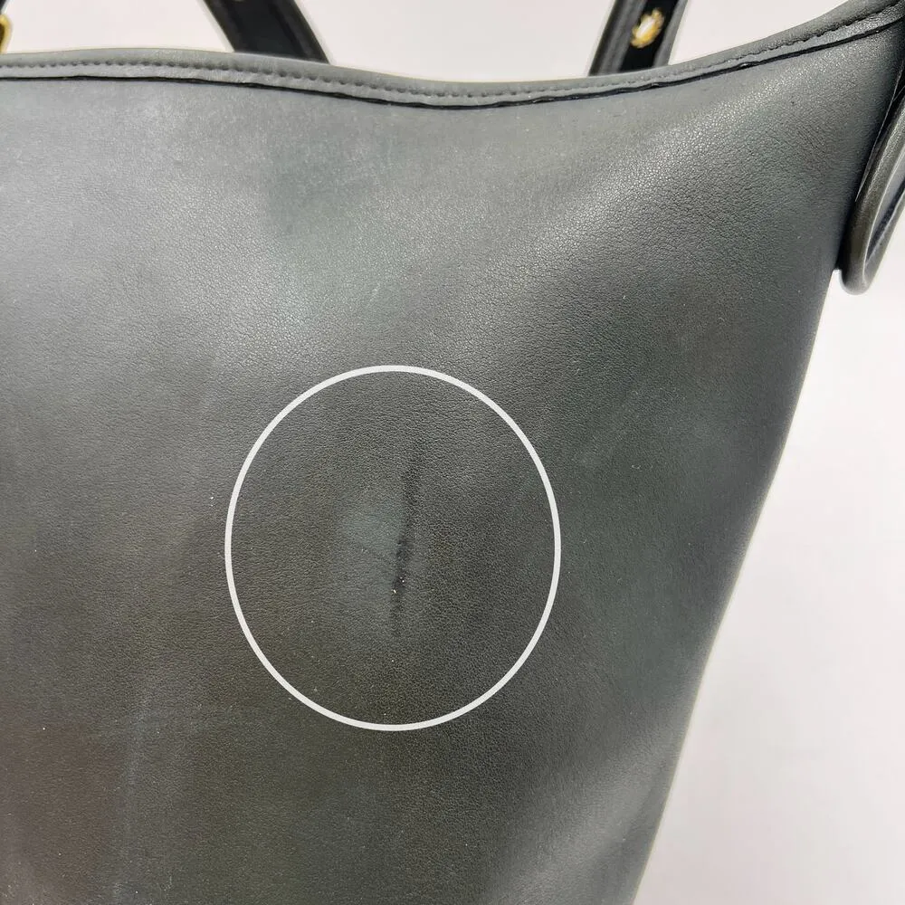 Vintage Coach Helen Berg’s Legacy Duffle Sac Feed Bag Crossbody 9953 Purse Green - Image 6