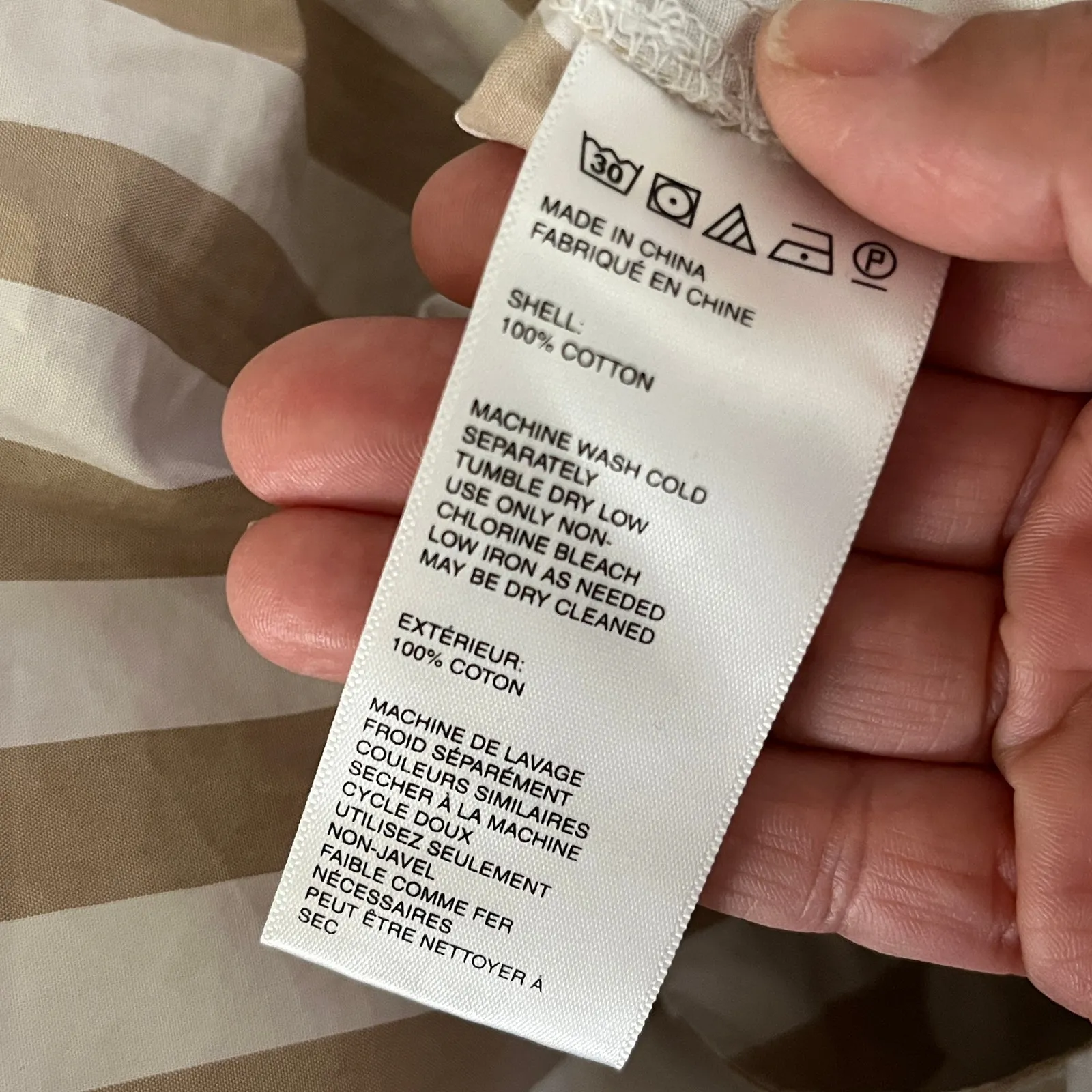 Urban Outfitters Women's Percy Pleated High Rise Tapered Striped Pants Size 8 - Image 5