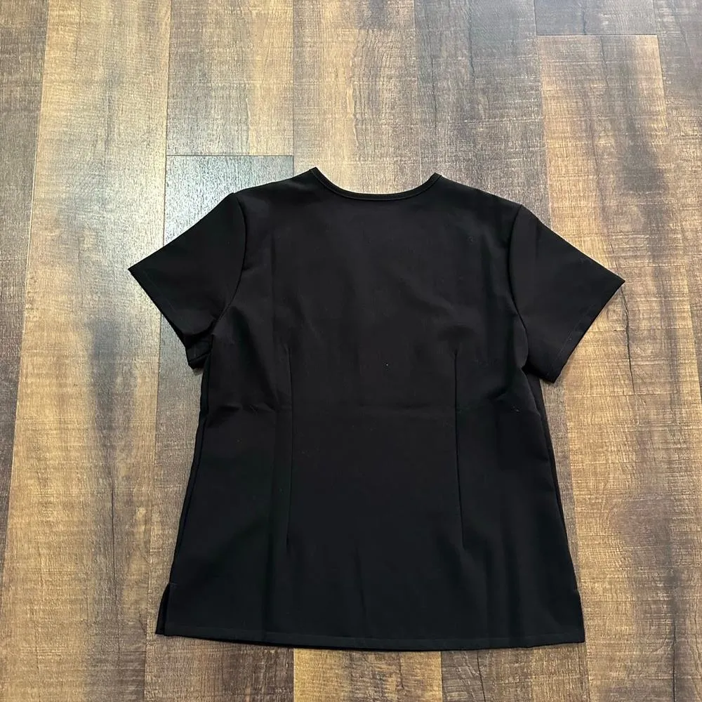 NWT Figs Black Catarina One-Pocket Scrub Top Size Small - Image 3