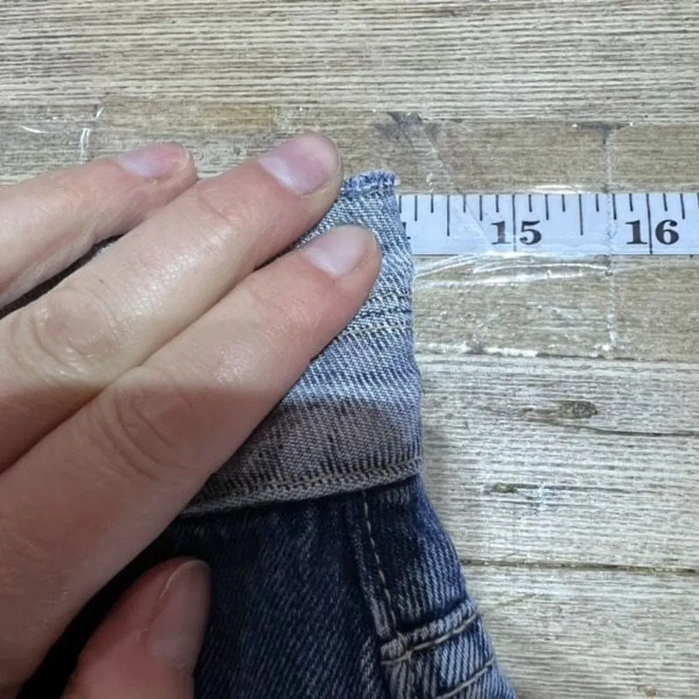 Joie Gabriel Wide Waistband High Rise Straight Leg Jeans Light Wash Sz 27 Size 4 - Image 4