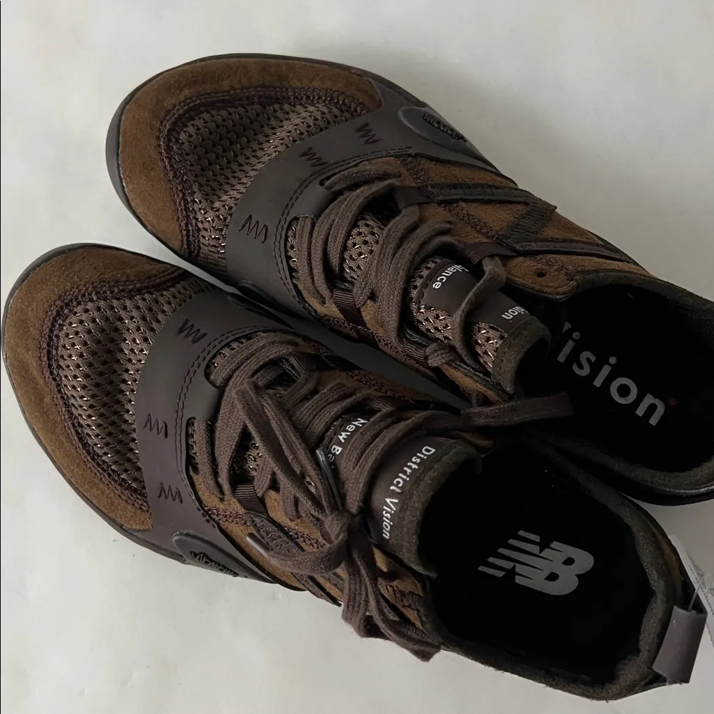 New Balance x District Vision MT100 Desert Palm Brown Vibram Trail Shoe 8M/9.5W - Image 8