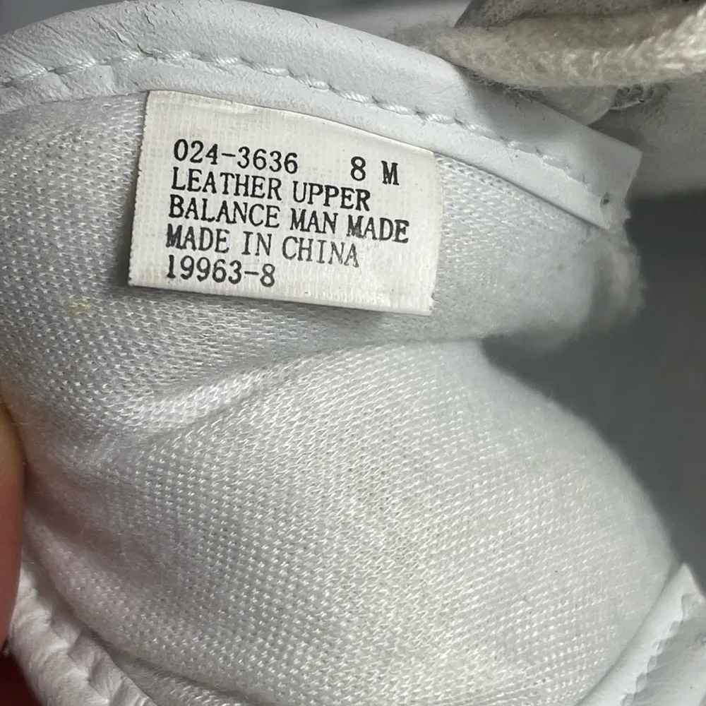 St. John’s Bay White Leather Lace-Up Sneakers Size 8M Casual Comfort - Image 4