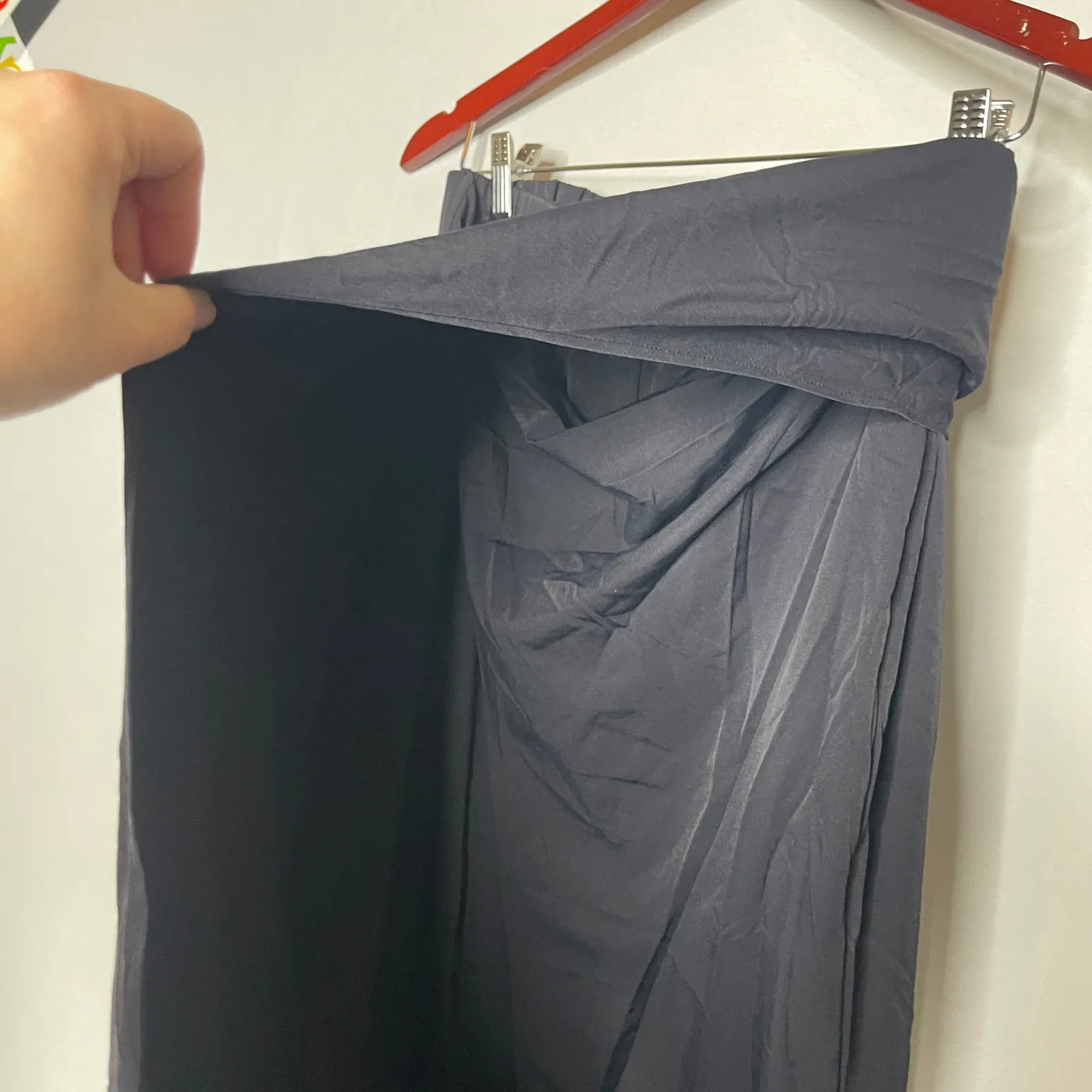 ADAY Under Wraps Black high waist crop Pants Sz M - Image 9