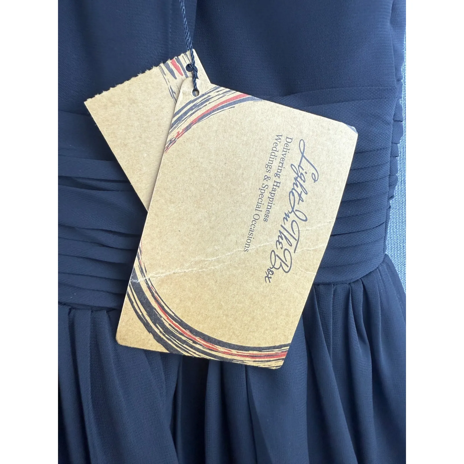 Light in the Box Black Lined Long Evening‎ Gown Dress Strappy Size 12 NEW - Image 6