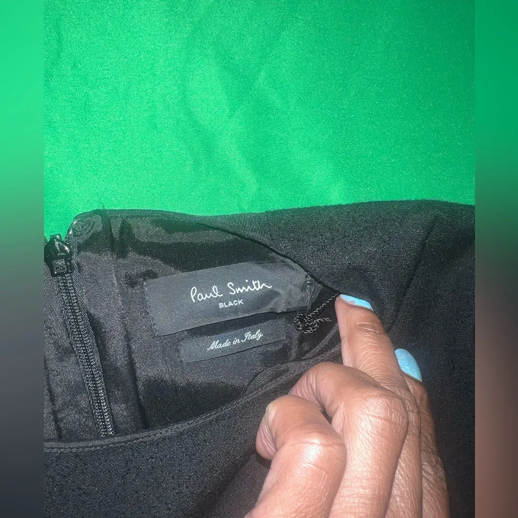 Paul Smith Black Label Elegant Mini Black Dress size 38 - Image 3