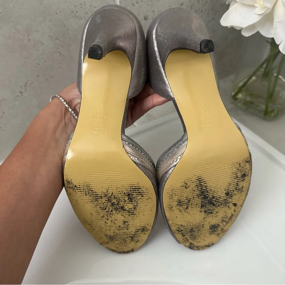 ADRIANA PAPELL Boutique Women’s Metallic Dress Shoes Size 9 - Image 12