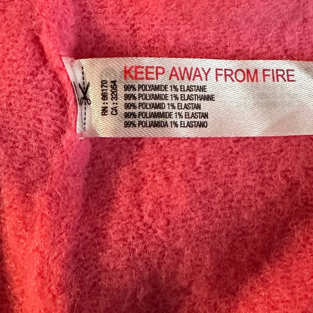 Free People x Intimately FP Top Womens Large Pink Warm Fluff Crop Top Y2K Knit - Image 6