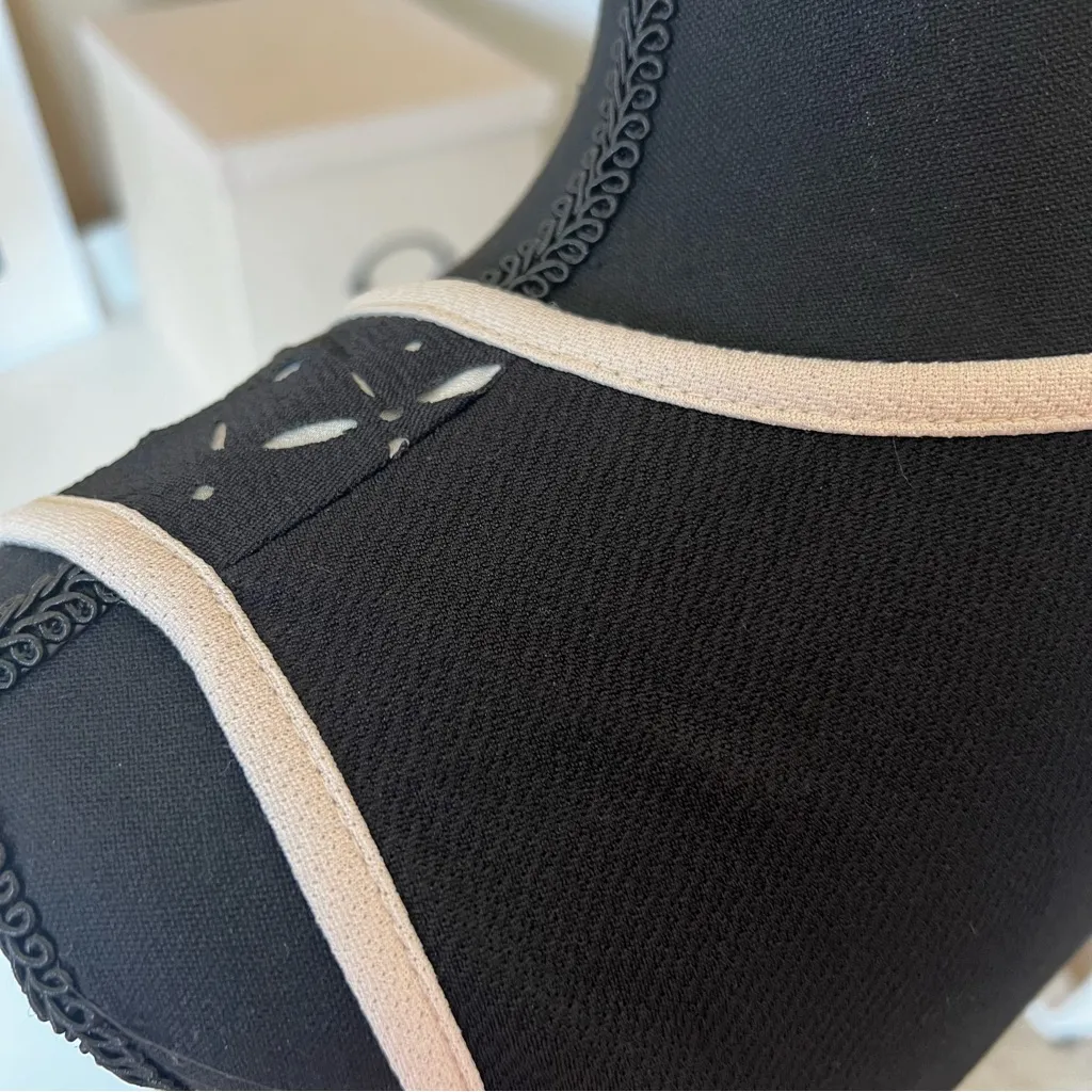 Sale Cocktail Party Dress Size Small LBD Fit & Flare Skirt A1 Rory Gilmore Black - Image 2