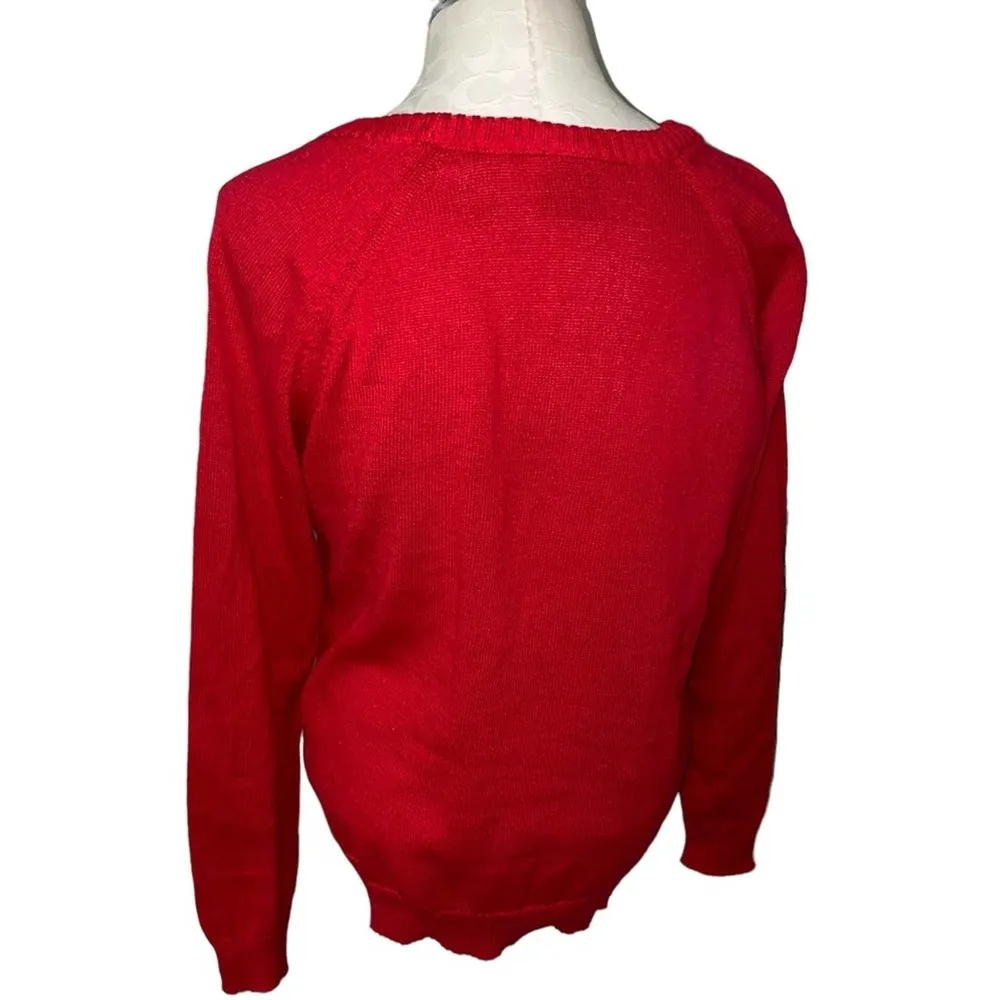 Well Worn Holiday Sweater Merry Elfin' Christmas Pullover Sweater with Bells XL - Image 97