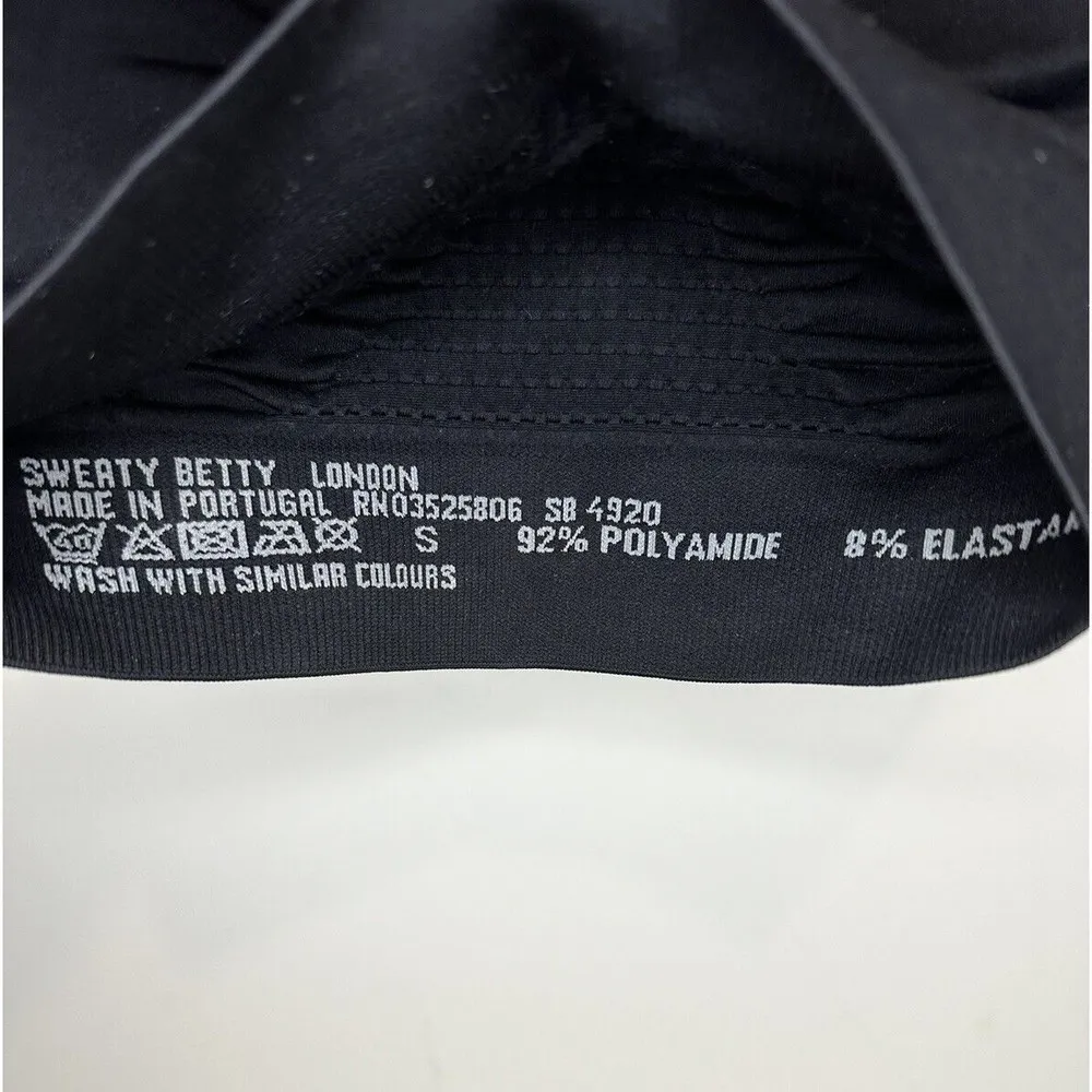 Sweaty Betty  Stamina Sports Bra in Black Sz Small NEW Racerback - Image 8