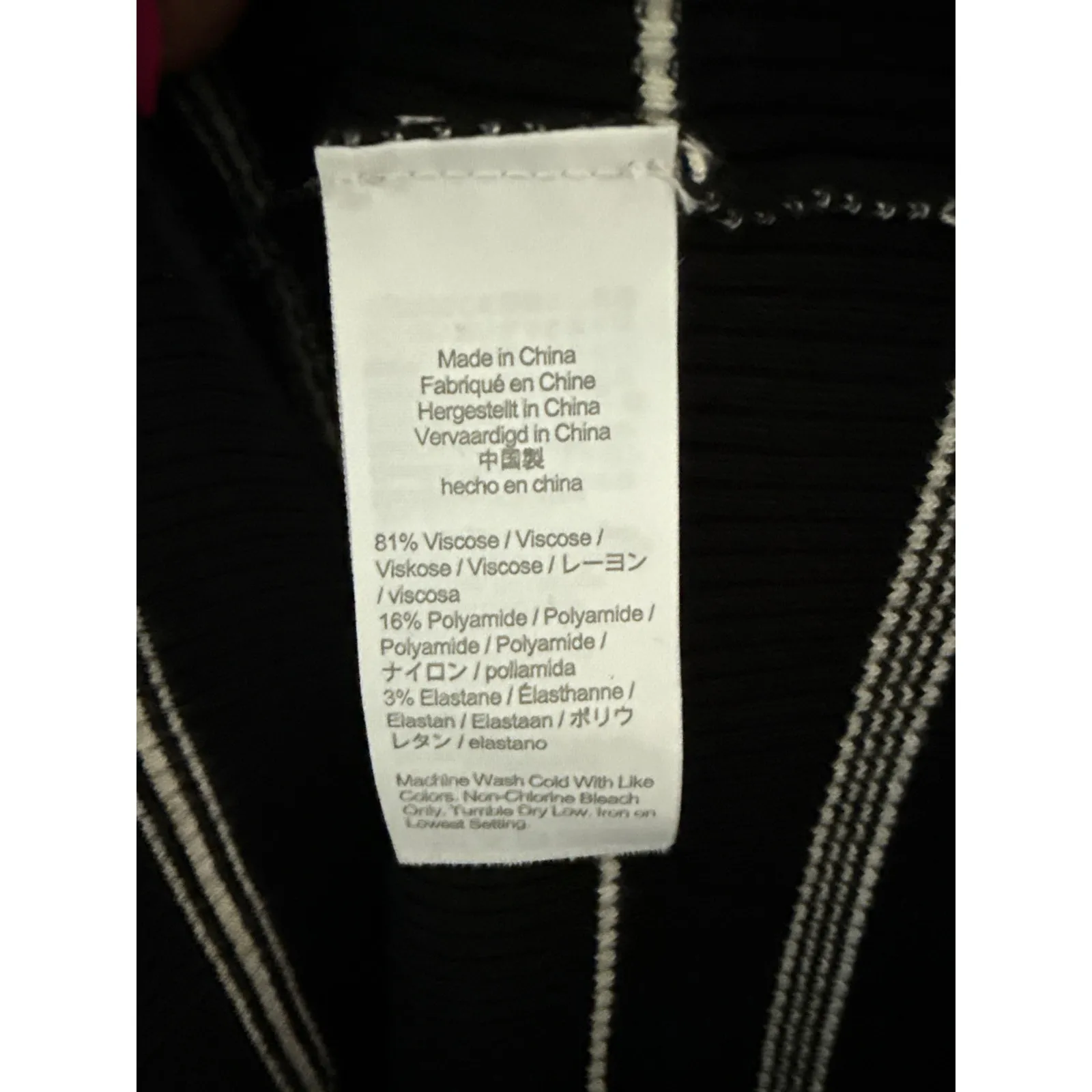 J. Crew Knit Ribbed Bodycon Sweater Midi Dress Mixed Striped Size Small‎ - Image 12