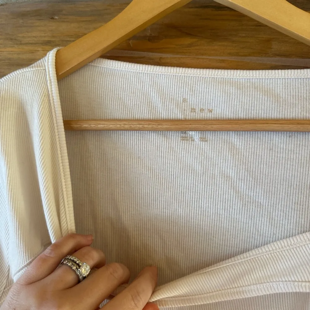 Women's  Slim Fit Ribbed Long Sleeve Cut-Out - Image 3