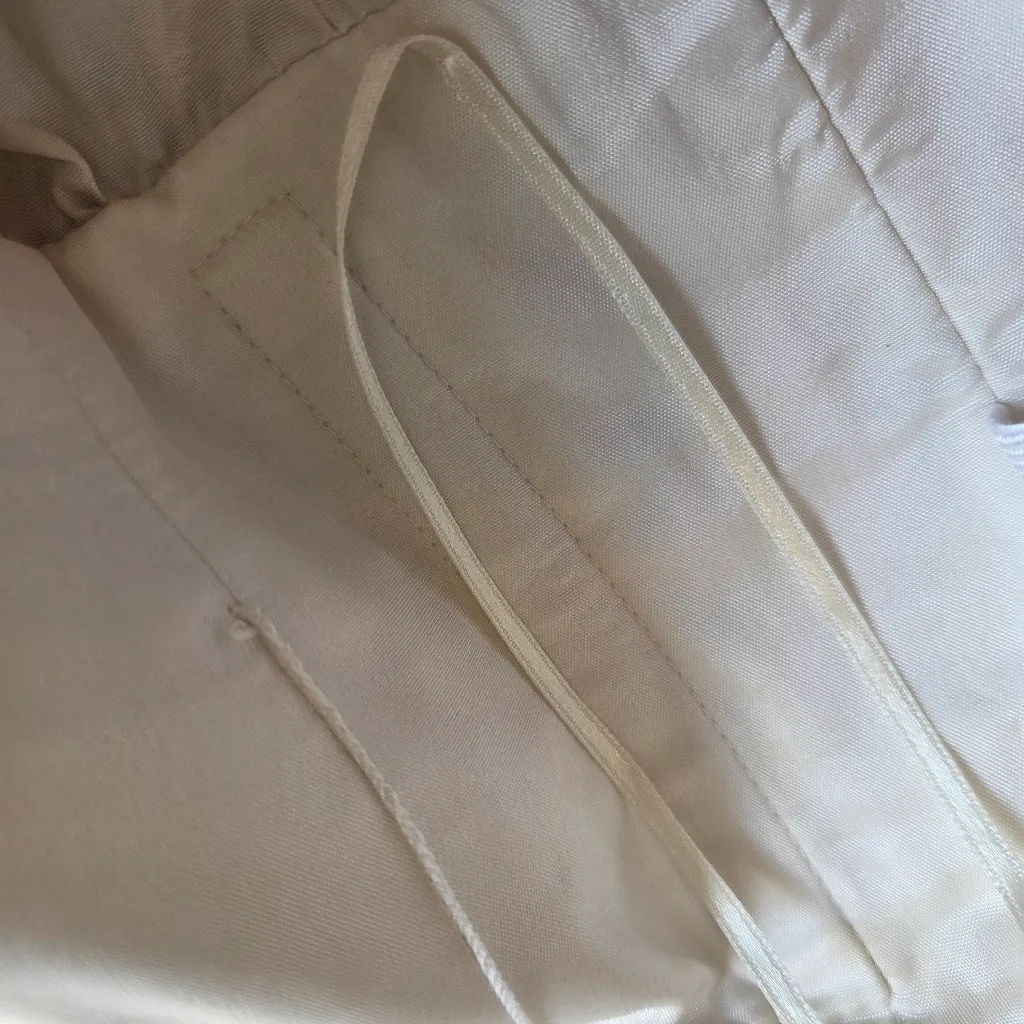 Tibi Cream and Gold Mini Cocktail Dress - Image 11