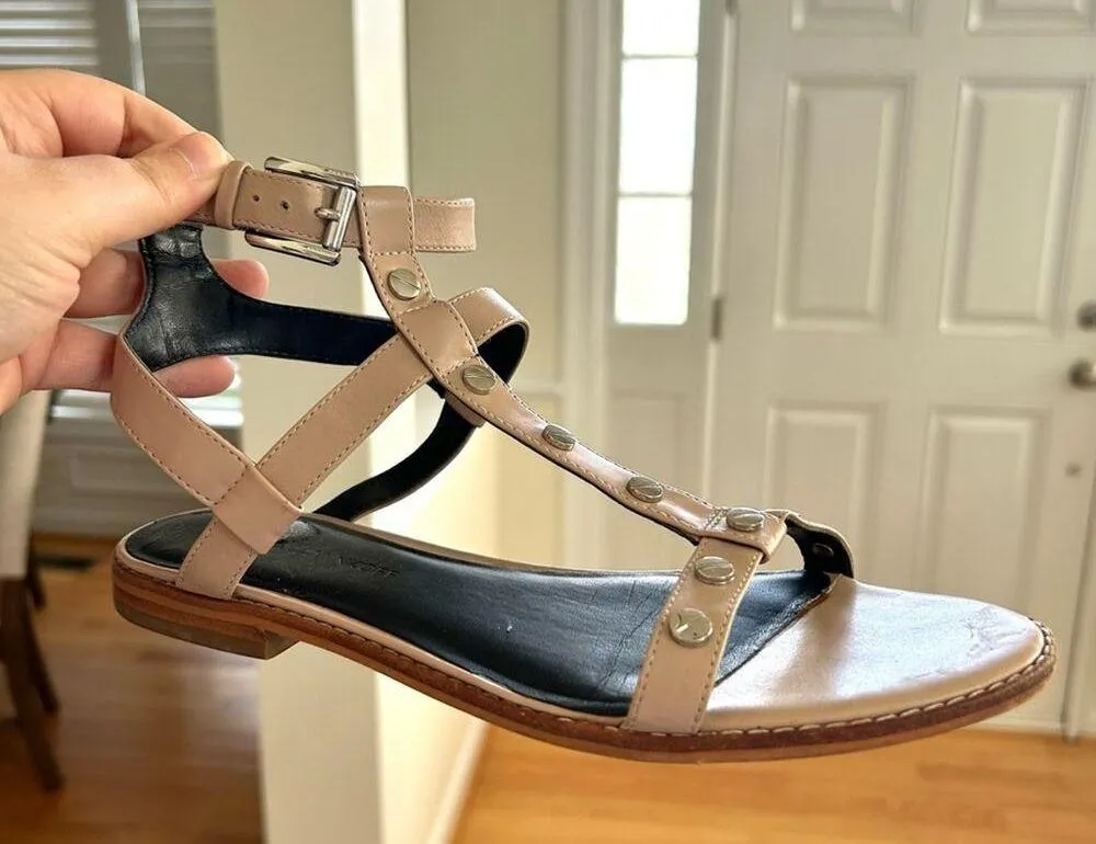 Rebecca Minkoff Blush Tan Stud Gladiator Sandal - Image 2