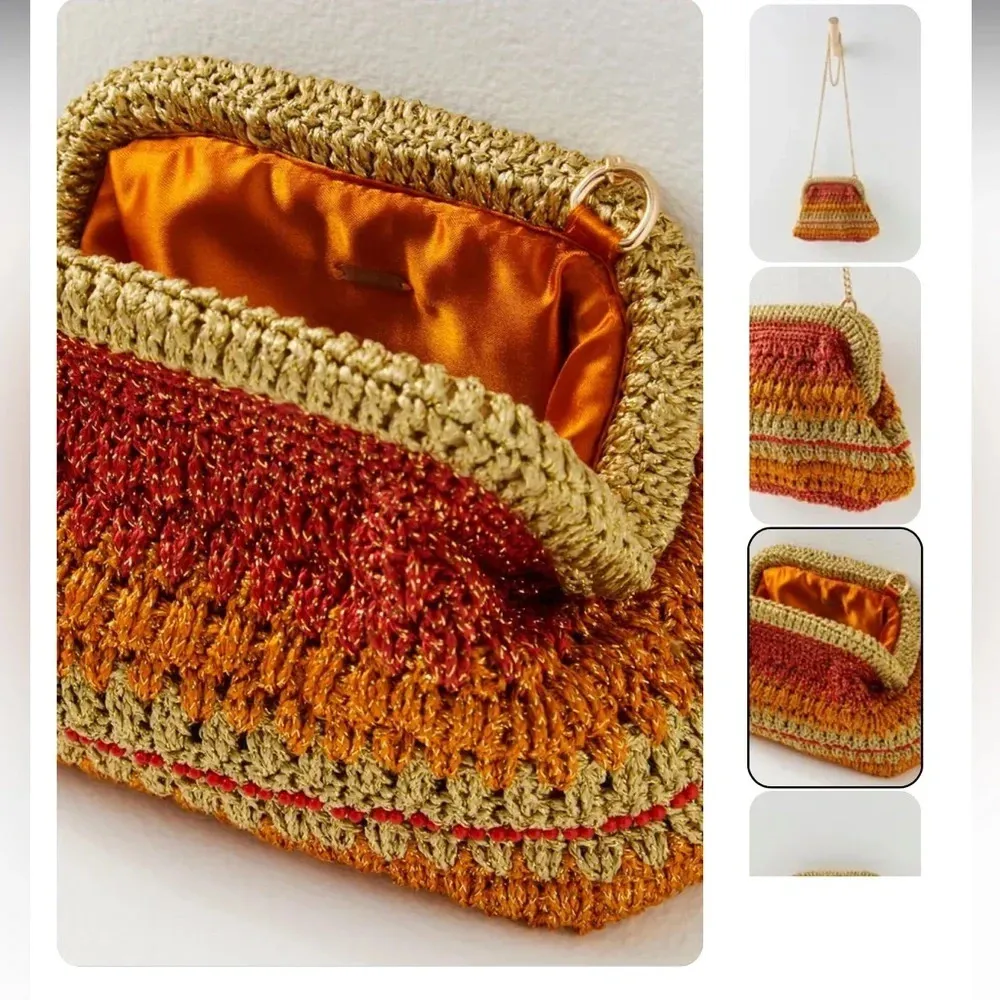 NWOT free people Sweet Emotions Clutch purse - Image 7