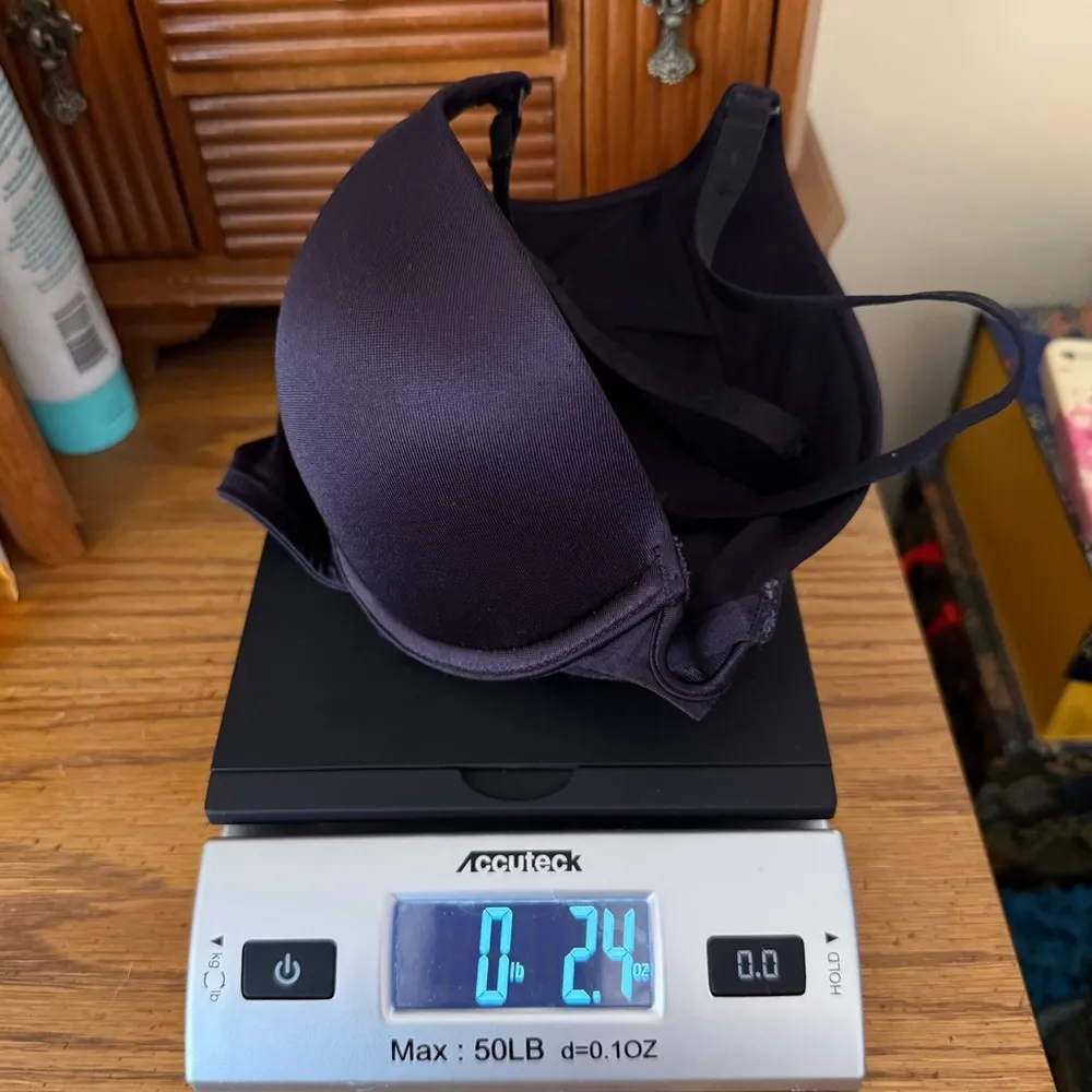 Lily of France Black Push Up Bra Size 34C Underwire Padded 3131415 - Image 10