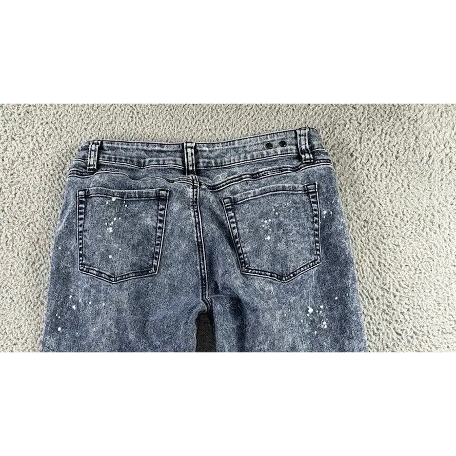 Cabi Jeans Women 10 Low Rise Skinny Acid Wash Festival Party Casual Retro 30x29‎ - Image 2