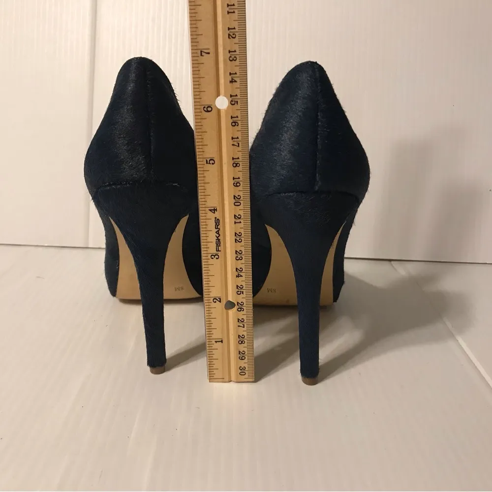 INC Lilly high heel platform pony hair upper women size 8 M - Image 5