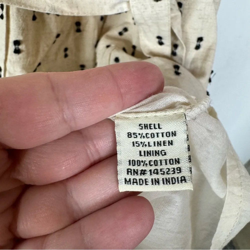 Sim & Sam Off the Shoulder Linen Blend Mini Dress Size Large - Image 4