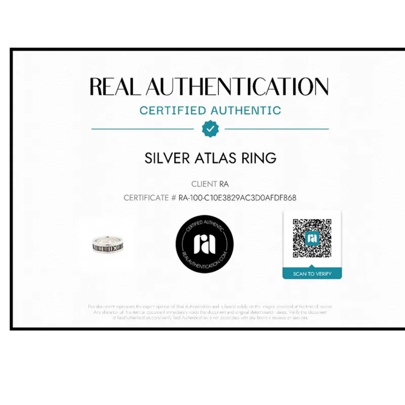 Tiffany & Co. 1995 Atlas Ring Sterling Silver 925 Roman Numeral Band Size 5.25 - Image 8