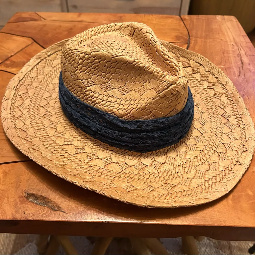 Wheat Straw Broner Hat Country Cowgirl Southern Style Ladies One Size Adult Tan - Image 3