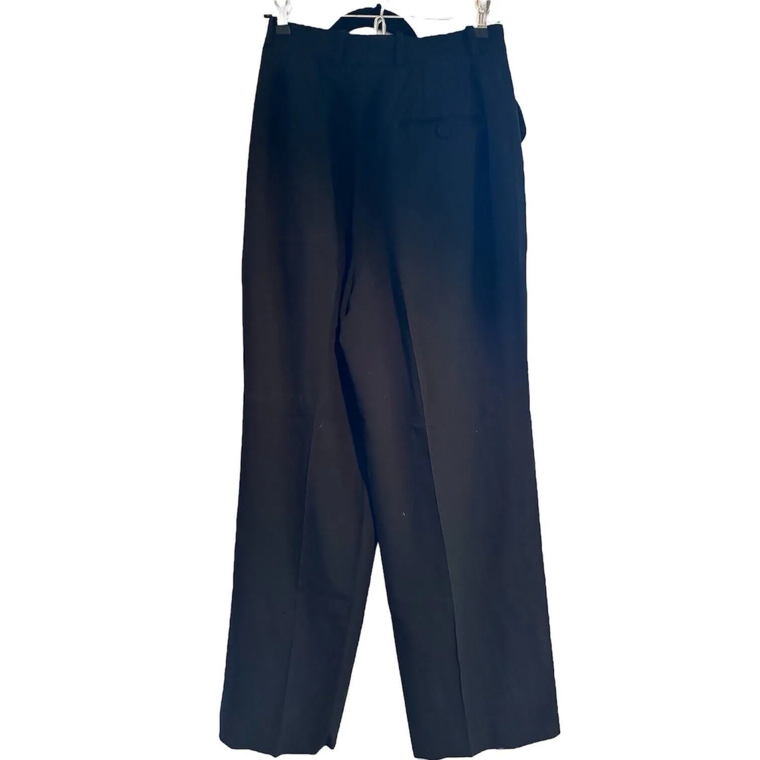 Vintage Nordstrom Bill Blass Womens Black Wool Sz 2  Pants Slacks - Image 2