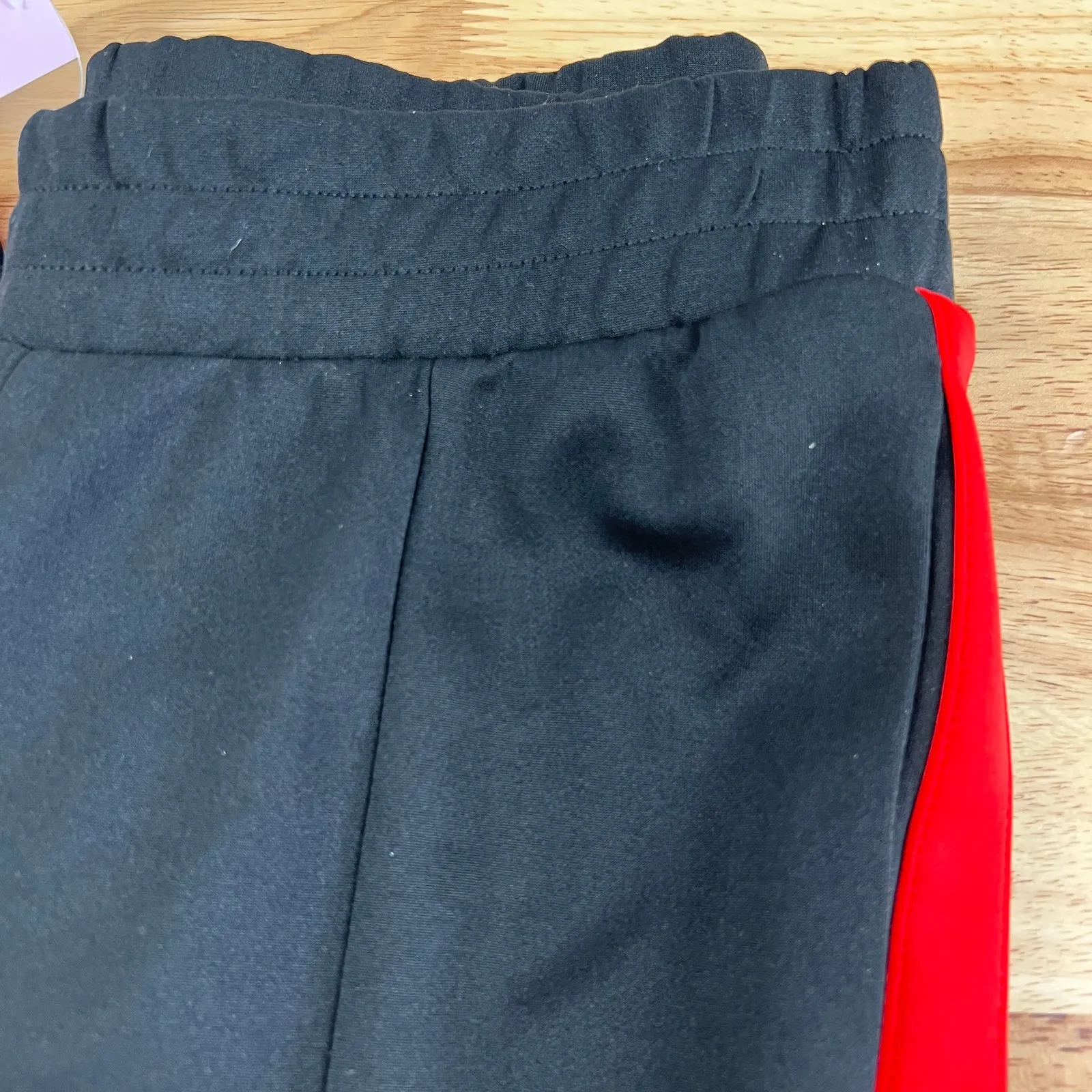 Wild Fable Women's Black and Red High-Rise Track Pants - Size XS - NWT - Image 5