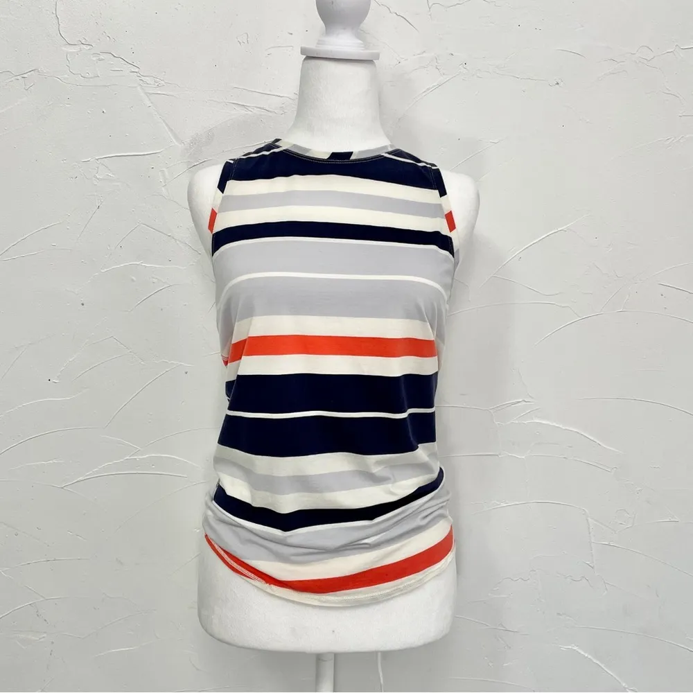 All Tied Up Tank
Beach Blanket Stripe Alarming Naval Blue - Image 4