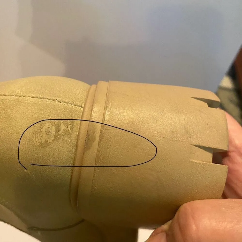 MADDEN‎ GIRL Holler Women’s Boots Size 8.5 Slip On Sock Top Beige/Light Tan - Image 4