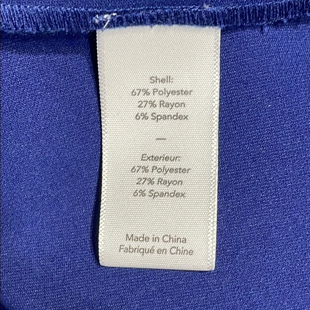 Likely Elegant Blue Off-Shoulder Dress Size 8 NWT - Image 9