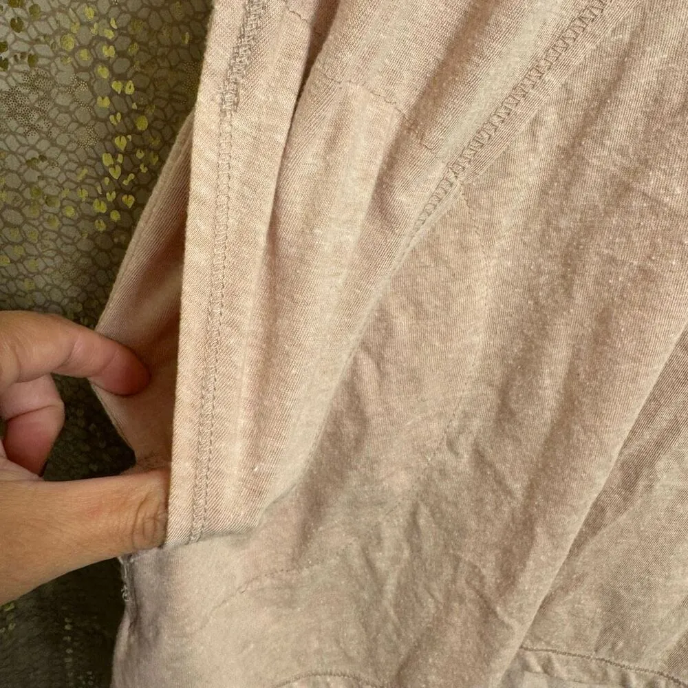 Free People Movement Tan City Vibes Side Pocket Oversized Tunic Top XS - Image 5