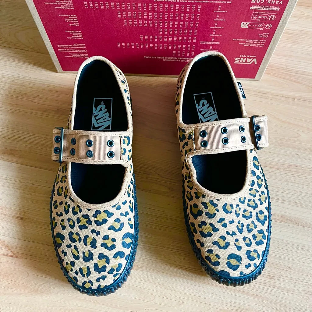 Vans Mary Jane Creeper Grunge Core Leopard Shoe Mens 8.0 US Women 9.5 US - Image 7