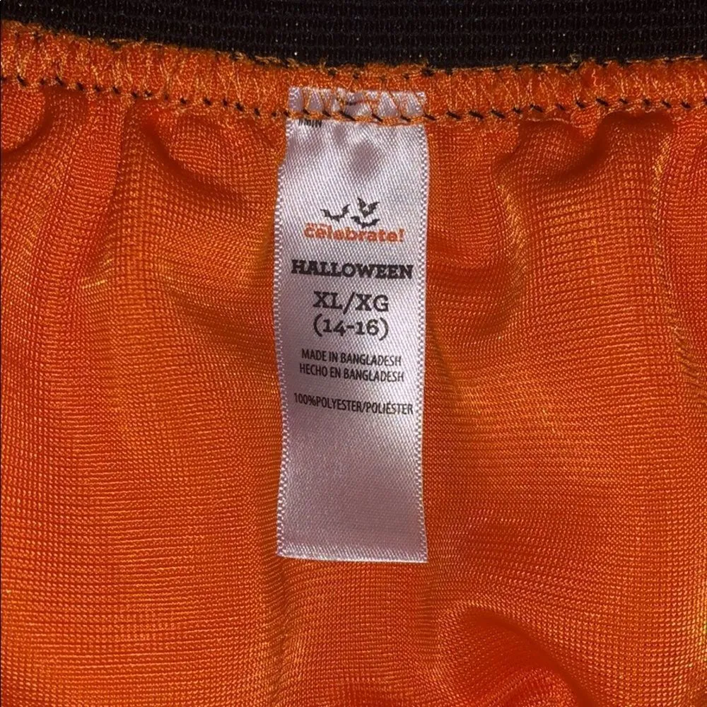 Halloween Orange tutu style skirt with gold sayings … Orange Size XL - Image 5