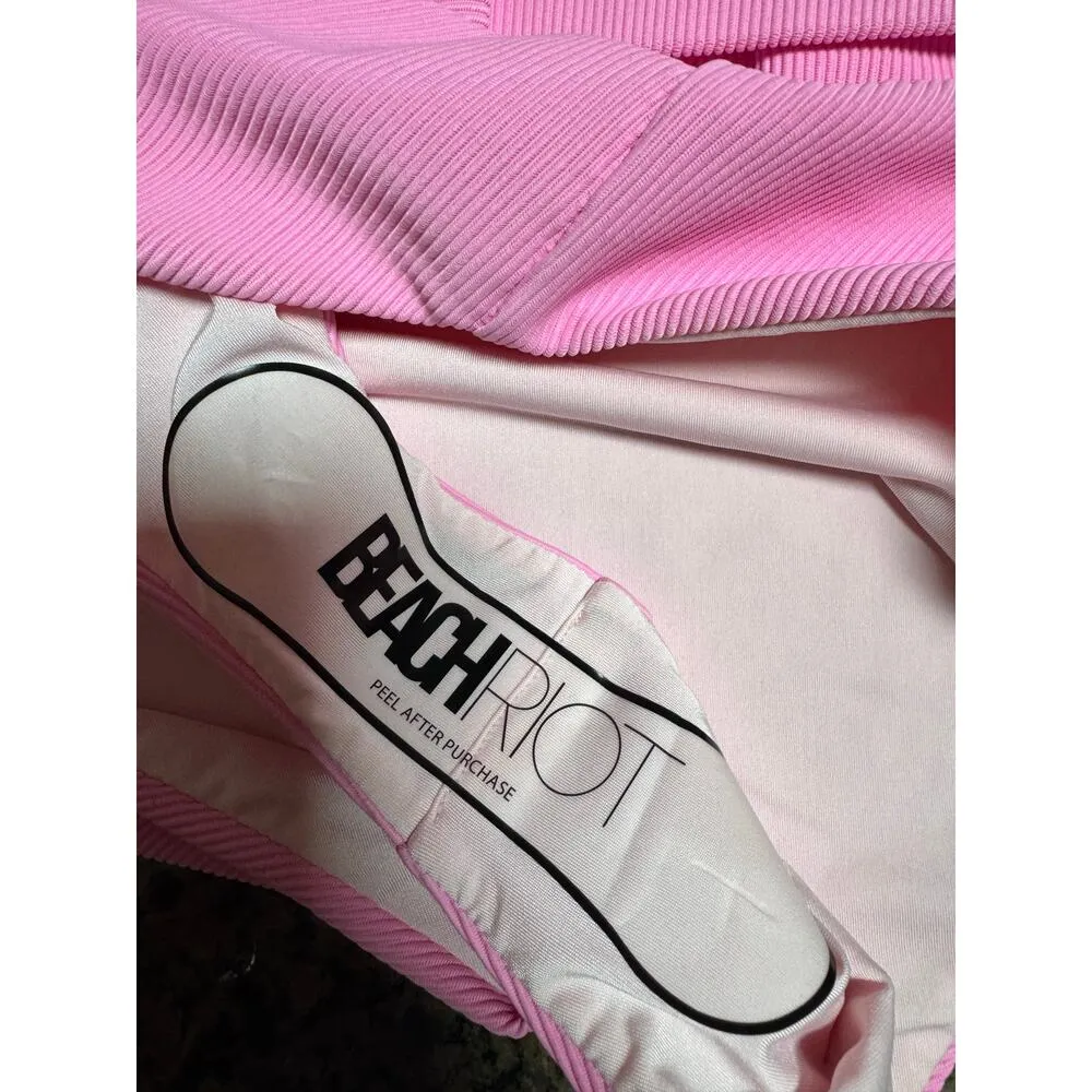 BEACH RIOT Sydney One Piece women’s one piece bathing suit Prism Pink - XL - New - Image 5