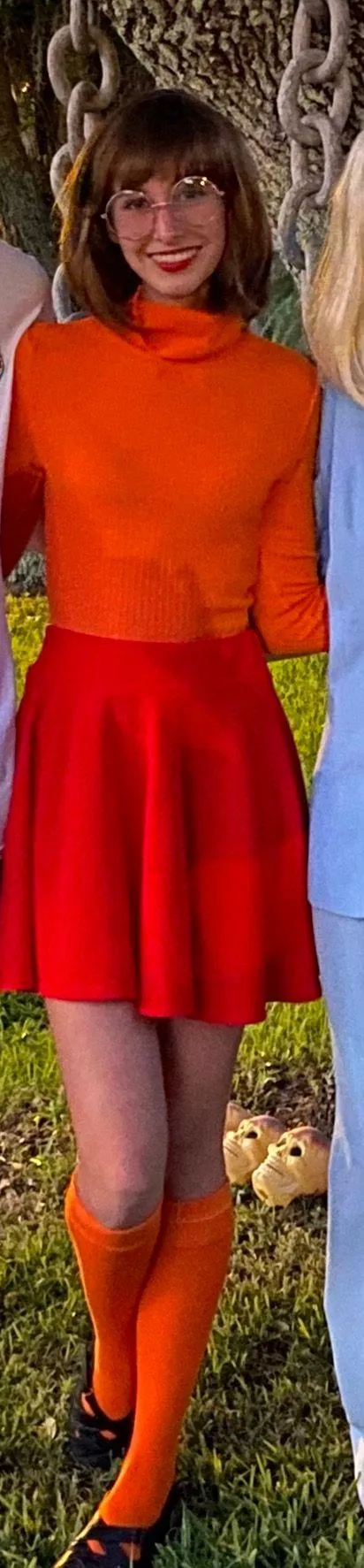 SheIn Orange Turtleneck Ribbed Sweater - Image 5