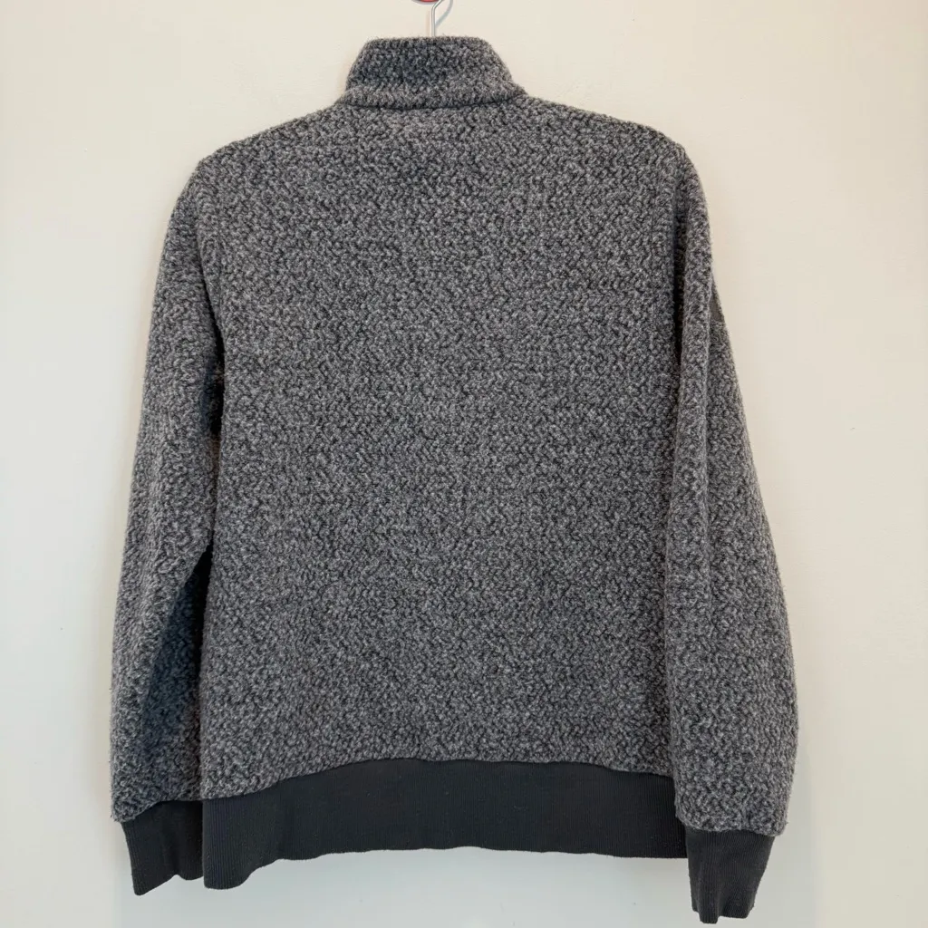 PATAGONIA W's Woolyester Fleece Pullover Women M Gray 1/4 Zip Outdoor Casual - Image 6