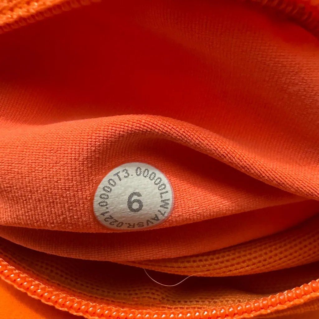 Lululemon Orange Speed Up Shorts - Image 3