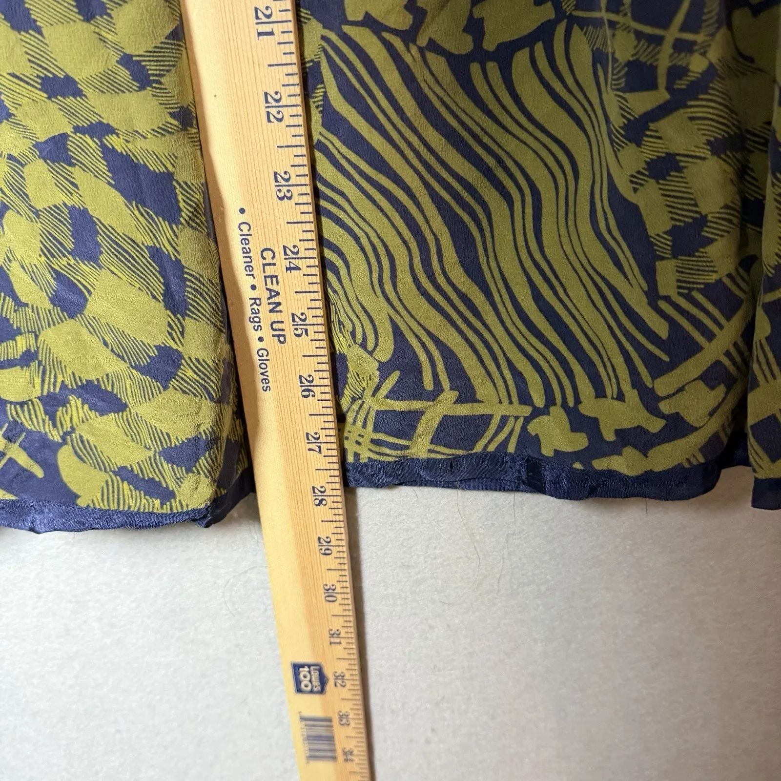 Maple Green And Navy Silk Strapless Smocked Sweetheart Mini Dress Women’s Size 2 - Image 9