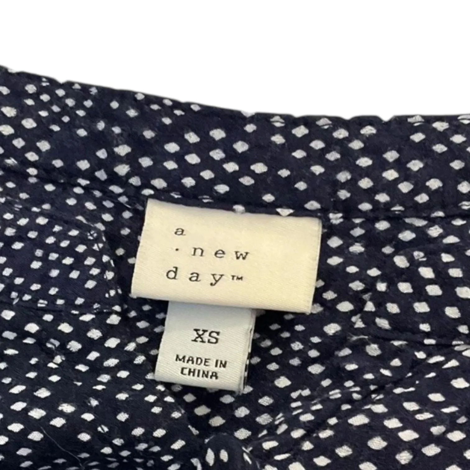 #9 A New Day Blue Sleeveless Front Button Blouse Women's Top Size XS - Image 4