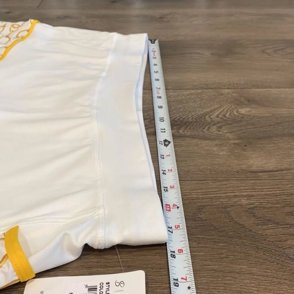 Sofibella 15” Mid Rise Gold Jewel White And Yellow Side Pocket Tennis Skirt Skor Size 1X - Image 7